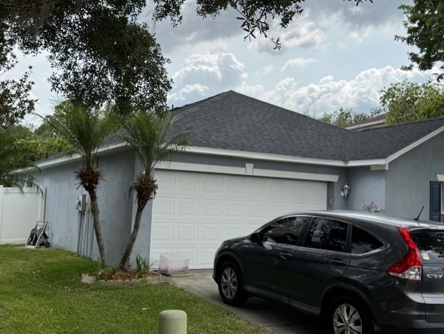 Asphalt shingle new roof replacement